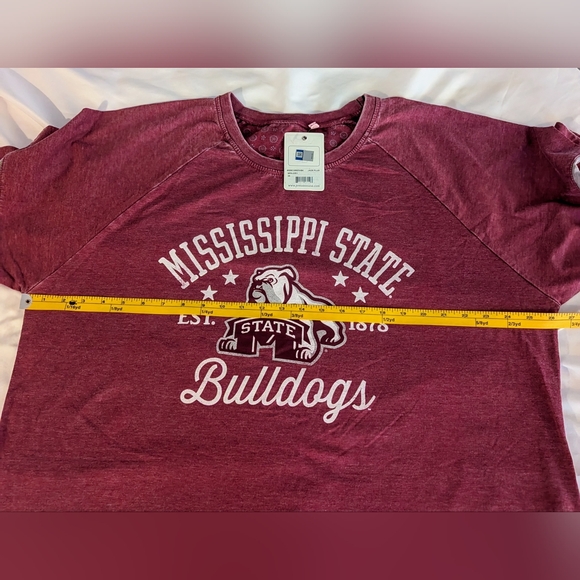 Women's plus size Mississippi State Bulldogs long sleeve T-shirt in size 3x. - Picture 6 of 8